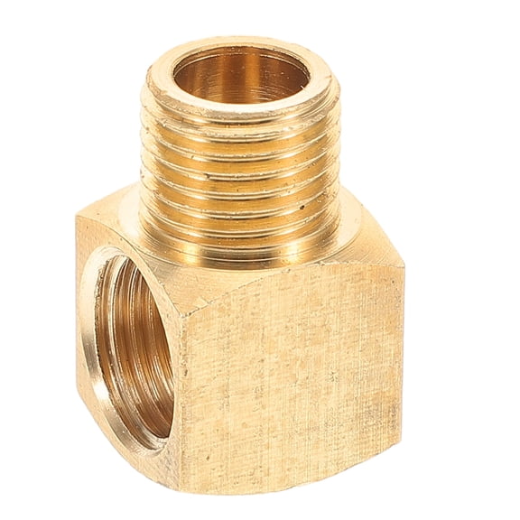 Brass Hose Connector 90-Degree Elbow For Oil Gas Pipelines Internal And External Thread Design Pipe Fitting for Gas and Refrigeration and Hydraulic Application