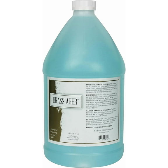 Brass AGER Darkening Solution Antique Vintage Old Metal AGER Patina Copper tin Bronze Dull