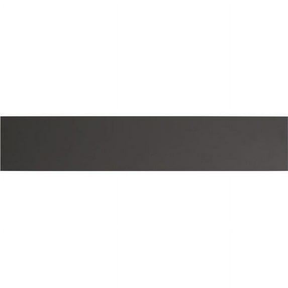 Brass Accents 6 x 30 in. Kick Plate - Adhesive Mount, Weathered Steel