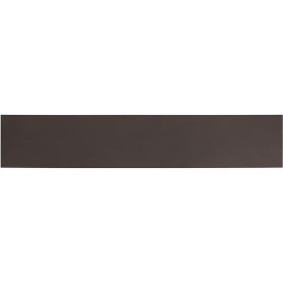 Brass Accents 8 x 40 in. Kick Plate - Adhesive Mount, Tuscan