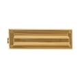 thumbnail image 1 of Brass Accents A07-M0050-605 Mail Slot - 3 in. x 10 in. - Polished Brass, 1 of 5