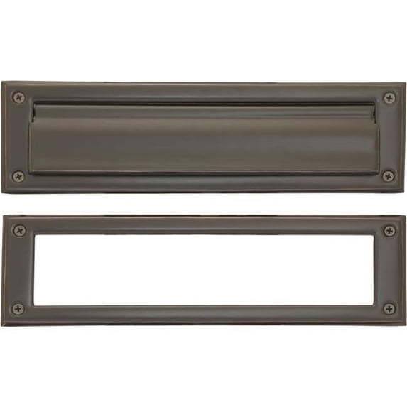 Brass Accents A07-M0070-613VB 3 x 10 in. Mail Slot - Venetian Bronze Finish