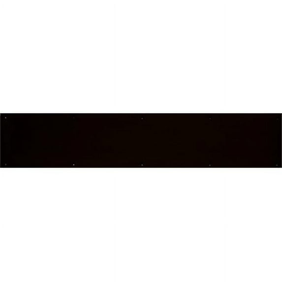 Brass Accents A09-P0630-DBADH 6 in. x 30 in. Kick Plate Dark Bronze Aluminum Adhesive Mount