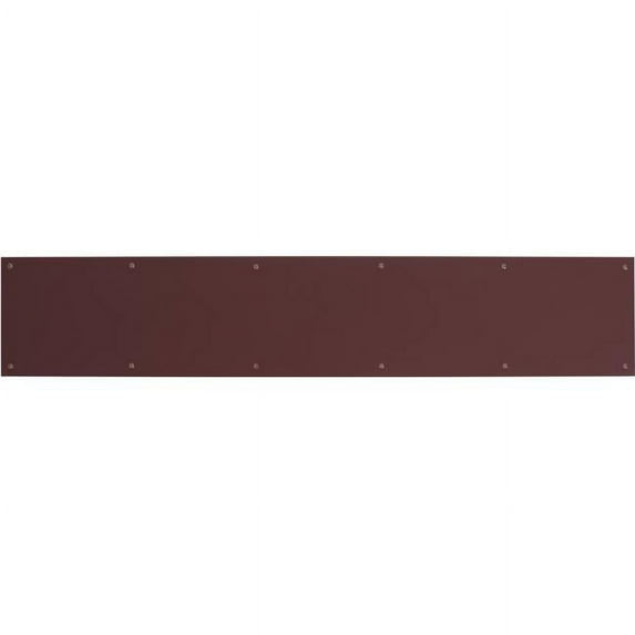 Brass Accents A09-P0828-WNRKP 8 x 28 in. Kick Plate - Screw Mount, Wine Red