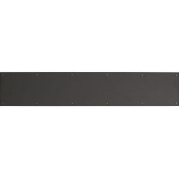 Brass Accents A09-P0834-723KP 8 x 34 in. Kick Plate - Screw Mount, Weathered Steel