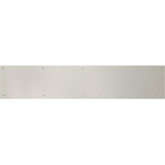 Brass Accents A09-P0840-619MAG 8 in. x 40 in. Kick Plate Satin Nickel Magnetic Mount