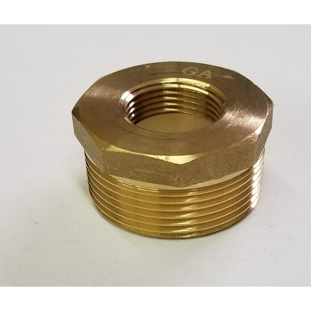 Brass Adapter Reducer Bushing 1 1/4"Npt 3/4"Npt Male Female Class 150