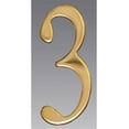 thumbnail image 1 of Brass Address Numbers Size - 3  Number - 3-Brass, 1 of 1