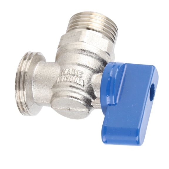 Brass Angle Valve, 1/2" X 3/4" Male Thread, Quick Quarter Turn Water Shut Off, Durable  Leakproof