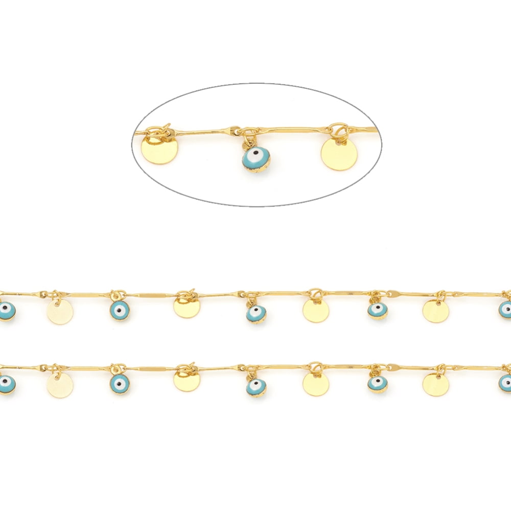 Brass Bar Link Chains with Enamel Long-Lasting Plated Soldered with ...