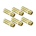 thumbnail image 1 of Brass Barb Hose Fitting Connector Adapter 10mm Barb x 1/8 PT Male Pipe 6pcs, 1 of 4