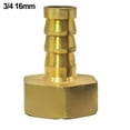 Brass Barb for BSP Female Thread Connector Tail Pipe Hose Fitting 3/4in