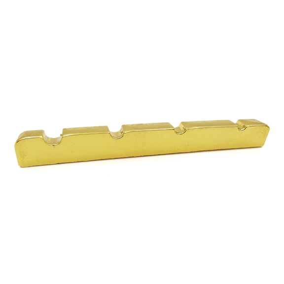Brass Basses Nut Pre Slotted Thickness Flat Base Enhances Musical Clear for String Instruments