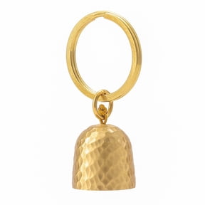 Brass Bear Bell With Keyring Camping Protection Clear Sound For Hiking Cycling