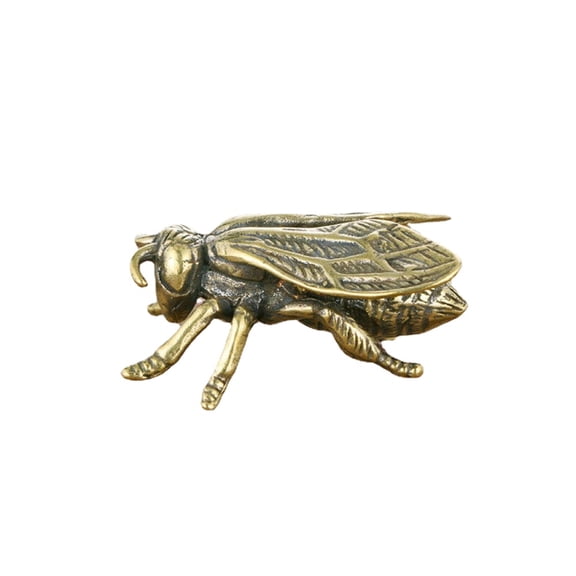 Brass Bee Statue Decoration Ornament Table Decoration Insect Animal Statue 1 Pc