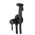 thumbnail image 1 of Brass Bidet Faucet Sprayer Black Portable Toilet Bidet Faucet, Hot Cold Water Bathroom Mixer Valve Hygienic Shower ,Made to Last, 1 of 7