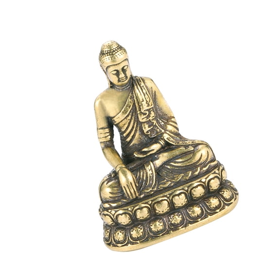 Brass Buddhas Statues for Meditations Decors,Buddhas Statues Figurines Spiritual Decors Table Centrepieces Buddhas Statue
