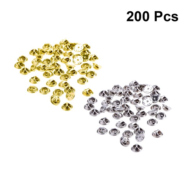 Brass Butterfly Clutch Badge Insignia Clutches Pin Backs Replacement