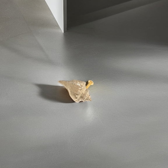 Brass Cabinet Hardware with Nautical Conch Design for Versatile Home Decoration