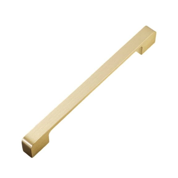 Brass Cabinet Knob Drawer Pulls Long Square Furniture Decorative Handle for Kitchen Cupboard Wardrobe Easy to Install