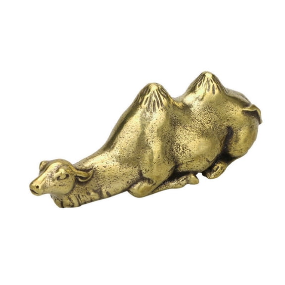 Brass Camel Animal Statue Small Sculpture Home Decor GiftsTabletop Figurine