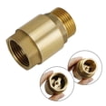 thumbnail image 1 of Brass Check Valve G1" M To F Thread Non-Return Backflow Prevention, 1 of 13