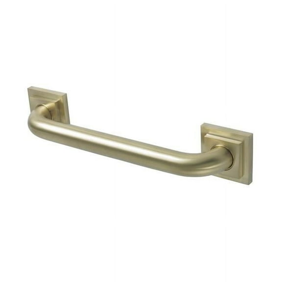 Brass  Claremont 12'' Decorative Grab Bar  Brushed Brass