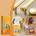 thumbnail image 1 of Brass Cleaner Spray for Tarnish Removal, Polishing, and Maintenance with Non- Formula for Home Decor, Fixtures, and Hardware 100ml 2-Pack, 1 of 8