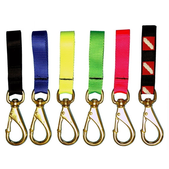 Brass Clip Hook Swivel Strap Gear Keeper