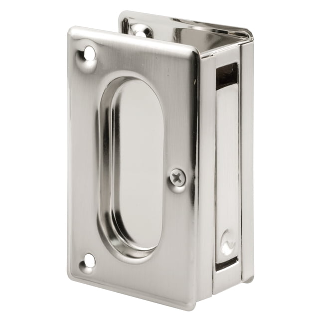 Prime-Line N 7320 Solid Brass Closet Door Finger Pull – 3/4" Diameter, Classic Bronze Finish, No Fasteners Needed