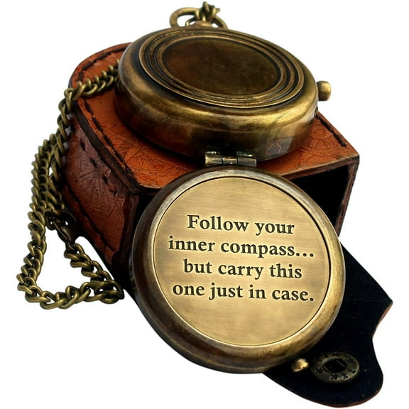 Brass Compass Personalized Gift Compass Navigation Ship Compass Birthday Gift