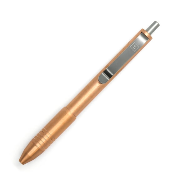 Brass Copper Click EDC Pen