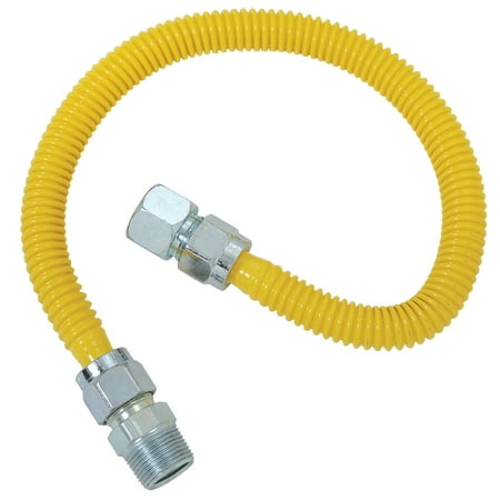 Brass Craft CSSC21-48P 48" Stainless Steel Gas Range Connector