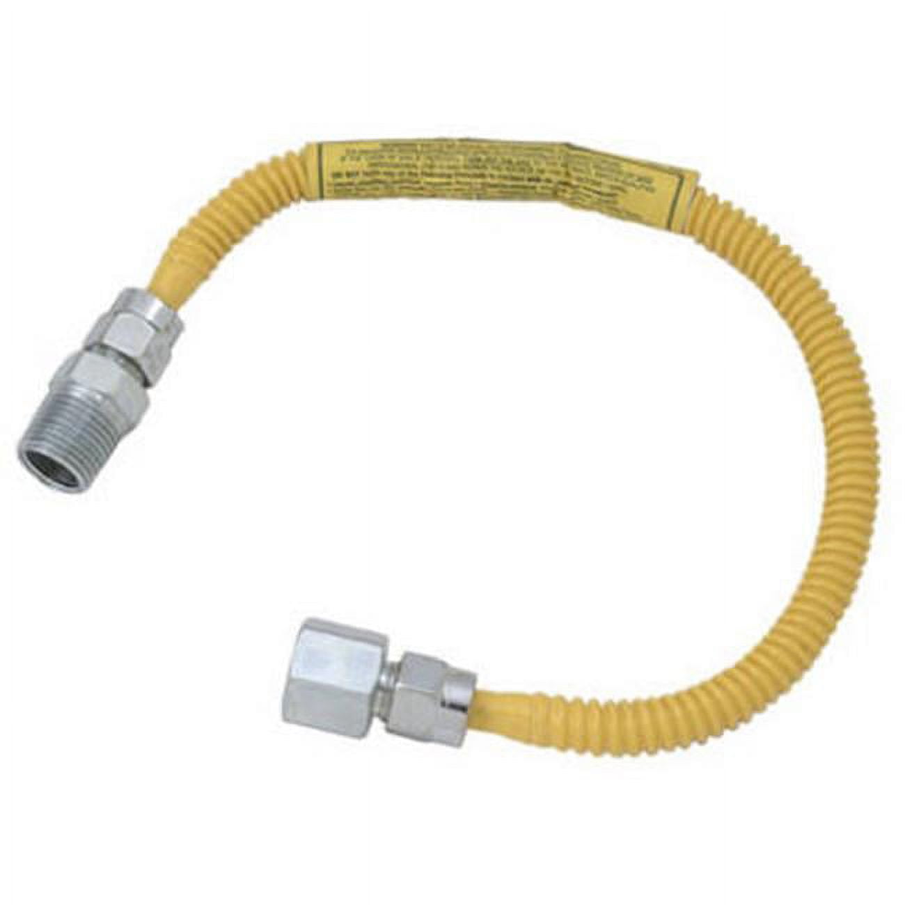 Brass Craft CSSL5418 P 18 in. Stainless Steel Gas Appliance Connector