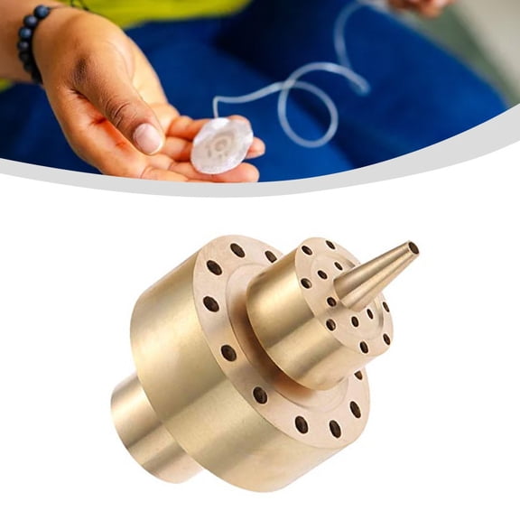 Brass DN25 Fountain Nozzle for Stunning Water Patterns for Gardens & Ponds