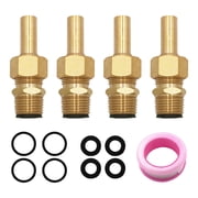 Brass Deck Jet Nozzle Replacement 1/2 NPT 4 Pack for Swimming Pool Spa