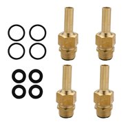 Brass Deck Jet Nozzle for Pool Spa 3.4 x 1.0 x 1.0 Inch Gold 0.75lbs