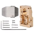 thumbnail image 1 of Brass Diff Axle Cover Counterweight W/Guard Protection Plate Fit for SCX24 AXI00002 90081 1/24 Car, 1 of 8