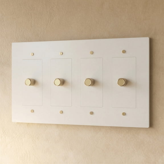The Brass Dimmer Switch (1 to 5 gang)