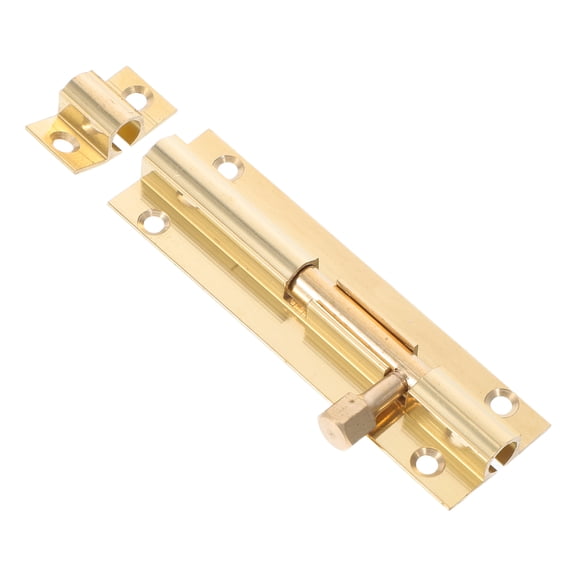 Brass Door Latch Heavy Duty Bolt Lock For Sliding Barn Doors Wood Gates And For Home Offices Use