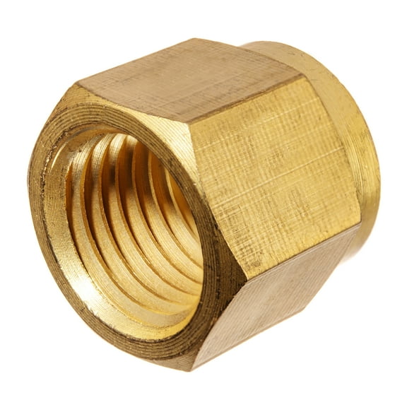 Brass Double Ferrule Instrumentation Tube Fitting - Nut - 4mm Tube OD