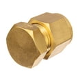 thumbnail image 1 of Brass Double Ferrule Instrumentation Tube Fitting - Plug - 8mm Tube OD, 1 of 1
