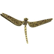 Hytrove cate Golden Brass Dragonfly Statue for Teacher Compact Size