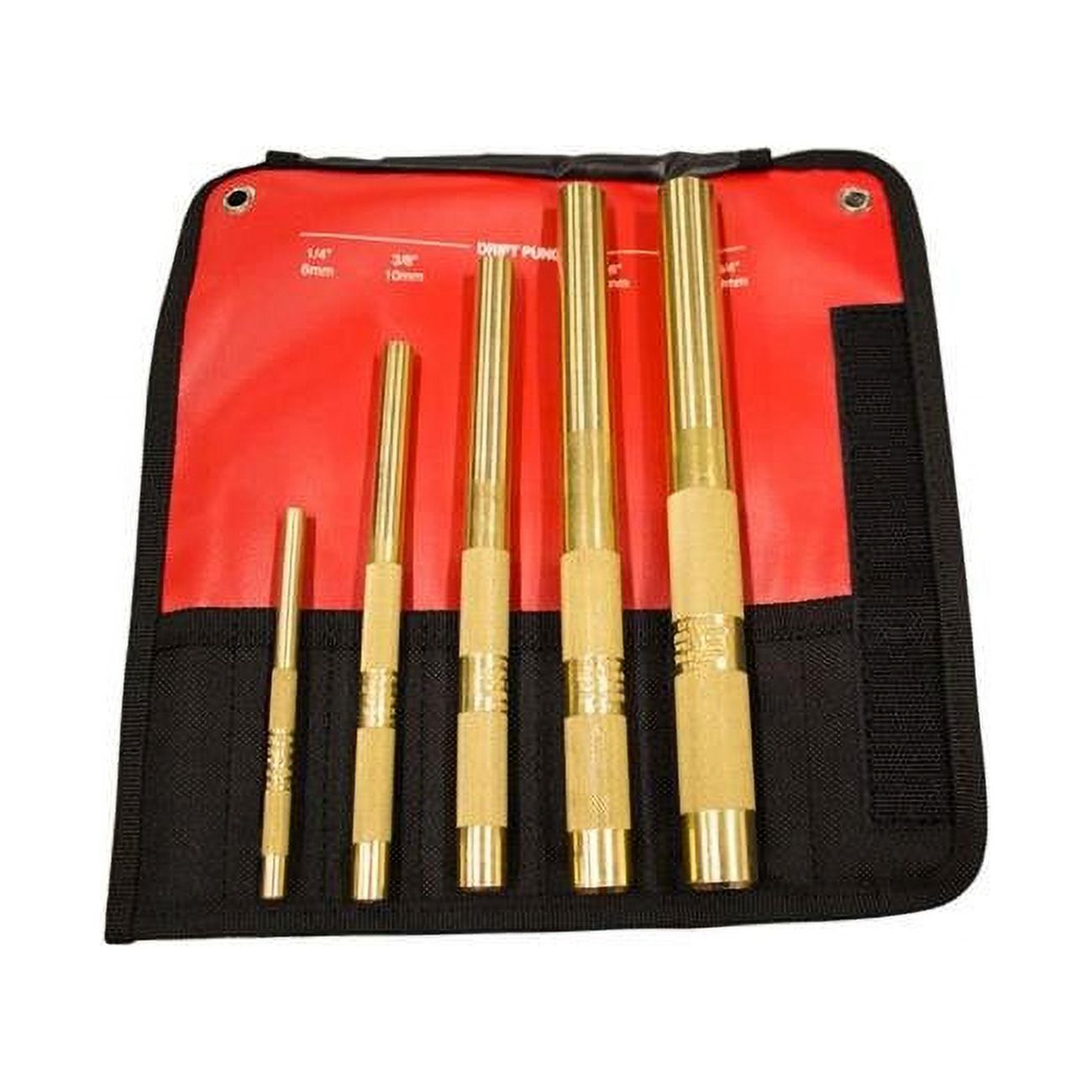 Brass Drift Punch Set 5 Piece