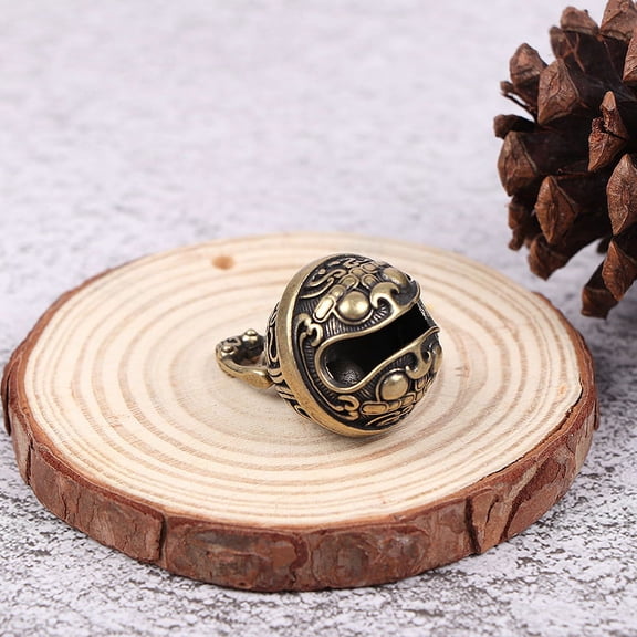 Brass Drop Bell Chinese Good Luck Tinkle Bell Charm For Bracelet and Anklet