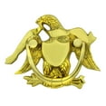 thumbnail image 1 of Brass Eagle Door Knocker 5.25" W x 7" H Solid Brass Lacquered Finish Antique Decorative Liberty Eagle Front Door or Gate Metal Knockers Handle w/Screws Renovators Supply, 1 of 12