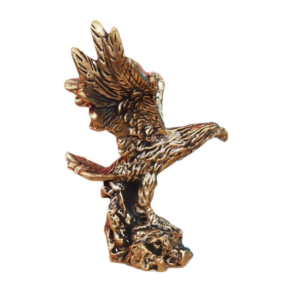 Brass Eagle Figurine Bird Ornament Tabletop Decor with a Vintage Design an Ideal Housewarming Gift for Friends