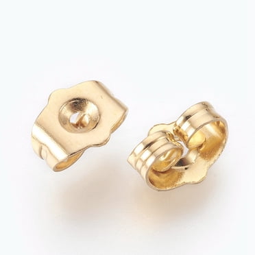 JewelryMaven Platinum 950 Earring Push Backs – 4.2mm, Pair, Hypoallergenic, Made In USA