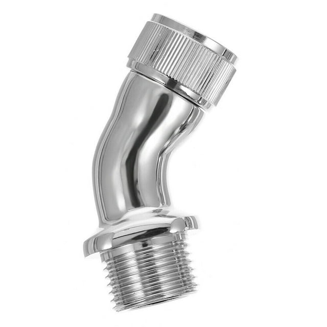 Brass Elbow Adapter Shower Head Hose 45 Degree Connector Unilateral