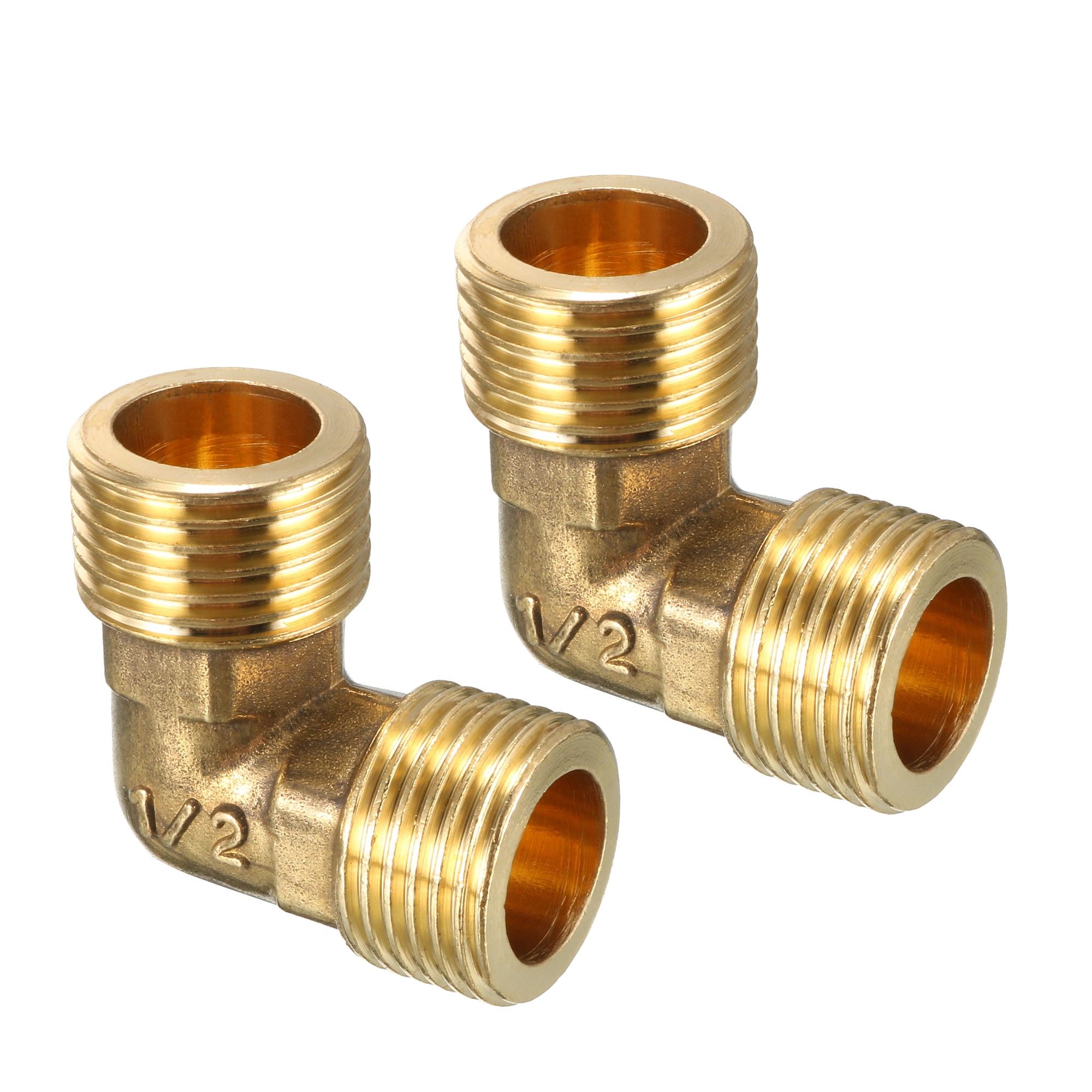 Brass Elbow Pipe Fitting 90 Degree 1 2pt Male X 1 2pt Male Connector 